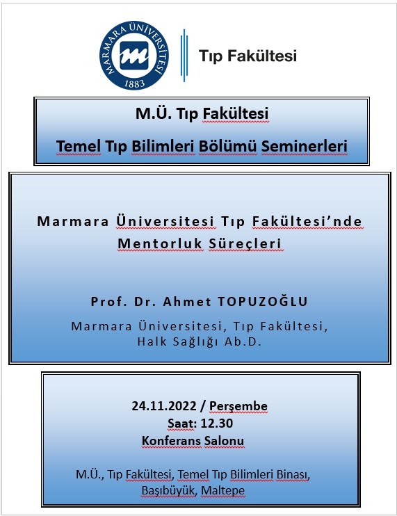 Marmara Üniversitesi Tıp Fakültesi’nde Mentorluk Süreçleri | Tıp ...